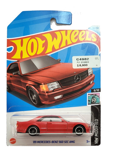 Hotwheels  '89 Mercedes-benz 560 Sec Am | Hw Modified (2024)