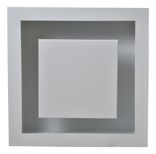 Kit 3 Lustre Plafon Embutir 60x60 Branco Para Cabeceira
