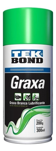 Grasa blanca lubricante de alta resistencia Tek Bond, 300 ml