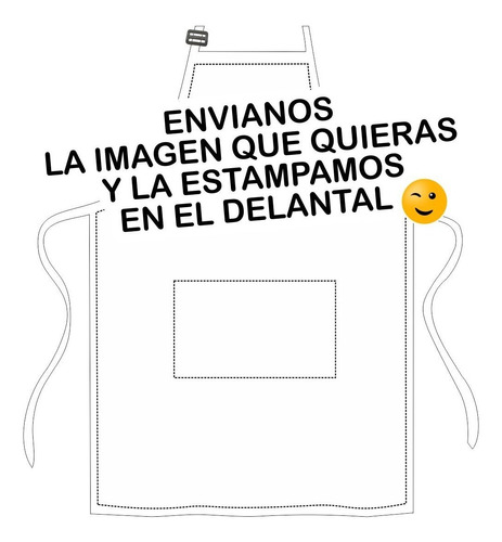 Delantales De Cocina Personalizados Con Hebilla Y Bolsillo!