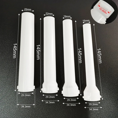 Set De 4 Tubos Embutidos Fiambre Entrada Espiral Molino Elec