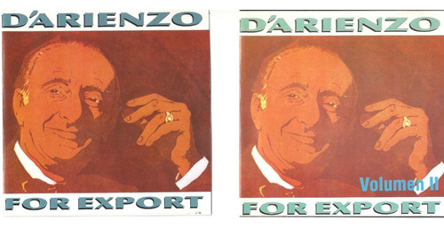 Lote 2 Cds Juan D' Arienzo - For Export Vol 1 Y 2 