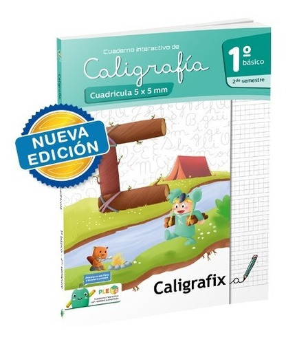 Caligrafix Caligrafía Cuadrícula 1° Básico Segundo Semestre