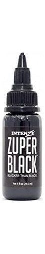 Tinta Para Tatuaje Intenze Productos Zuper Negro - 1 Oz.