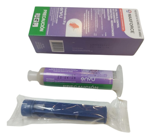 Insecticida Control Cucarachas En Gel Jeringa Maxforce 30g
