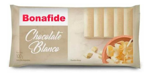 Pack X 3 Unid Choctaza  Blanco 100 Gr Bonafide Chocolates P