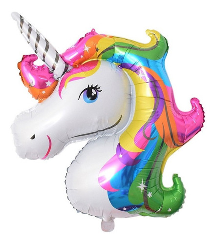 Globo Unicornio Metalizado Grande Gigante Jumbo    