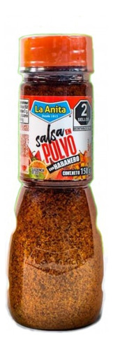 Aji Salsa Chile En Polvo Habanero Picante La Anita 150g 