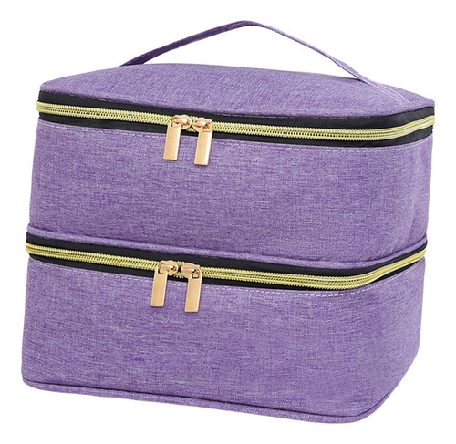 Bolsa De Almacenamiento De Esmalte De Uñas De 30 Rejillas,