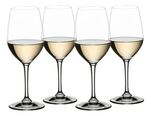 4 copos de vinho branco Nachtmann Riedel German Crystal 370ml