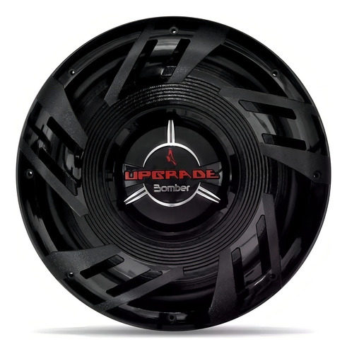Subwoofer Bomber Upgrade 12 Pol 400w 4 Ohms Bobina Simples Cor Preto