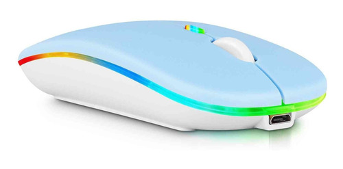 Mouse Led Inalambrico Recargable 2.4 Ghz Bluetooth Para Tv