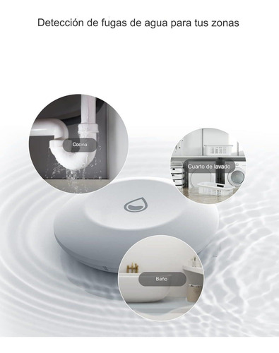 Sensor De Humedad - Fuga Agua Ezviz T10c Zigbee Inalámbrico