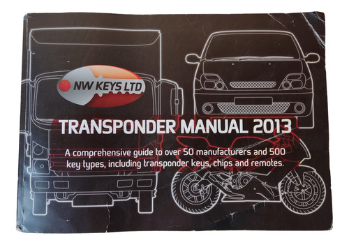 Manual Transpondedor Chips Llaves 2013 Autos Europeos Uk