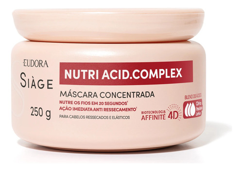 Combo Nutri Acid. Complex Shampoo Condicionador E Máscara