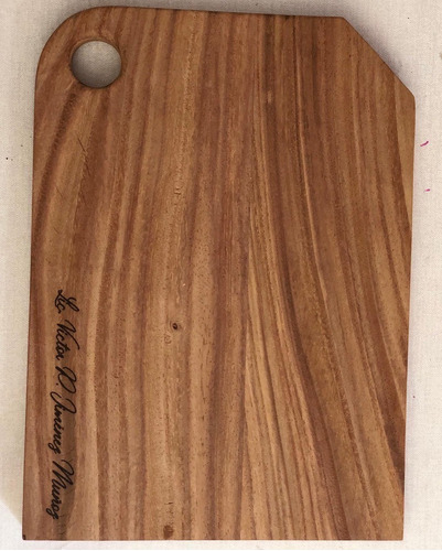Tabla Para Picar O Servir Premium Parota 25 X 35 Cm