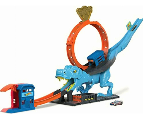 Hot Wheels Juego De Pistas De Coche De Juguete City T-rex