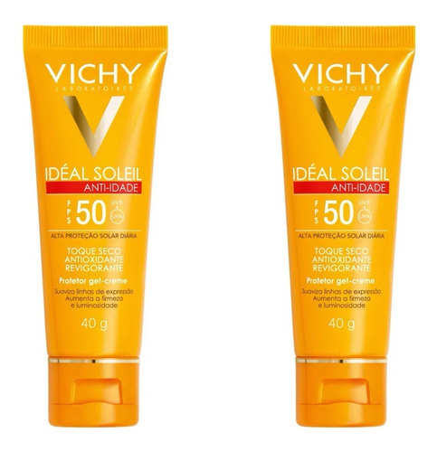 Imagem 1 de 2 de 2 Idéal Soleil Anti-idade Fps 50 -vichy