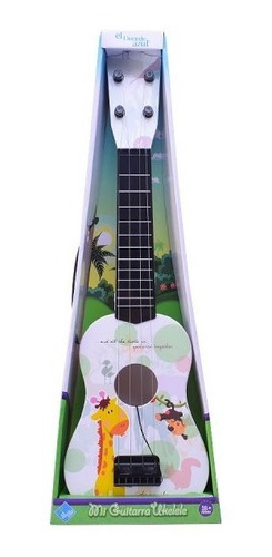 Guitarra Ukelele Infantil Instrumen Musical Duende Azul 53cm