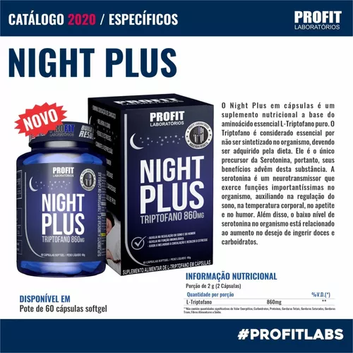 Tritopfano - Night Plus 860mg 60 Cpsulas - Profit Labs