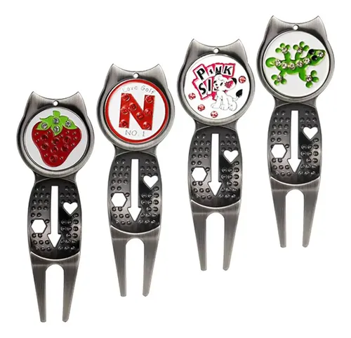 ラウンド用品・アクセサリー Divot Tool Set  Masters Marcador De Bola De Golfe De Golfe Divot Ferramenta Vermelho