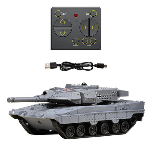 Tanque De Control Remoto Rc Tank Con Torreta Giratoria Tank