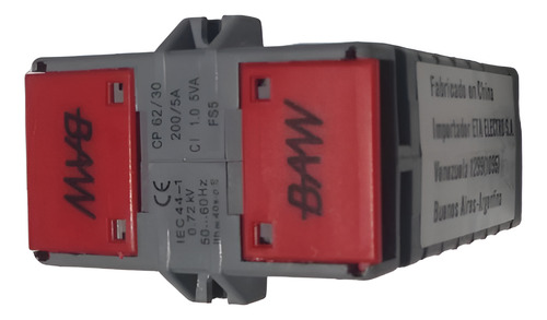 Transformador De Corriente 200/5 Baw Gris