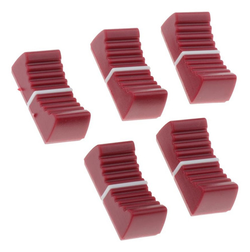 Tapa Del Fader Del Mezclador Rojo