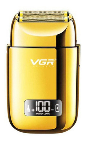 Rasuradora Afeitadora De Pelo Shaver Vgr V-338 Dorada