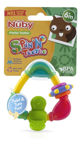 Nuby Spin N' Teethe Mordedor Para Bebés