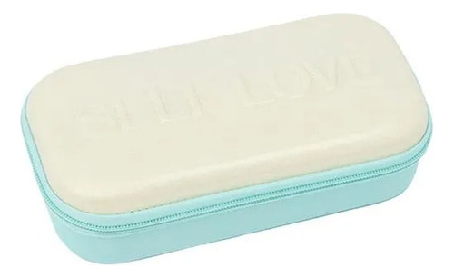 Cartuchera Box Self Love 1527124 Color Aqua Liso