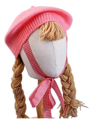 Gorro, Peluca, Gorro Portátil Para Bebés Y Niñas Con Trenza