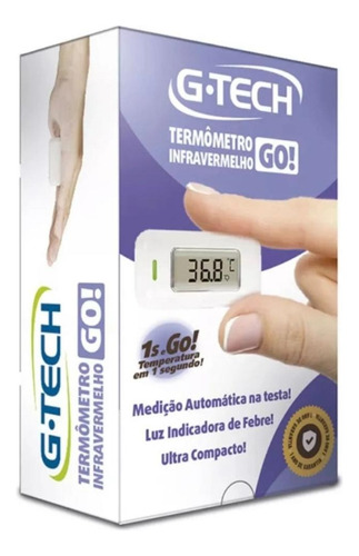 Termômetro Infravermelho Portátil Digital Compacto G-tech Go