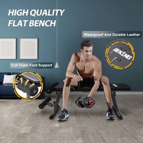 Beking Banco De Peso Plano Banco De Entrenamiento 2 En 1
