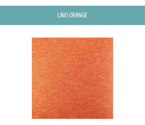 1 Cojin De Lino Varios Colores Decoracion Orange Lino