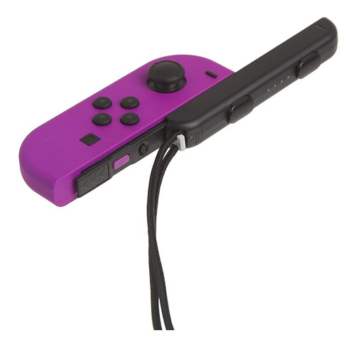 Imagen 5 de 9 de Joystick Switch Joy-con (l)/(r) Morado Neón Y Naranja