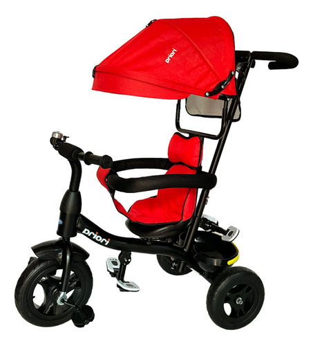 Triciclo Infantil Con Asiento Giratorio Priori Color Rojo