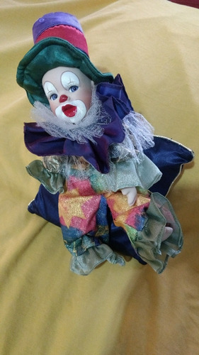 Muñeca De Payaso*porcelana