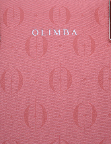 Bolsa Satchel Olimba Mujer De Moda Con Asa Y Correa 88521 Rosa Lisa Oro