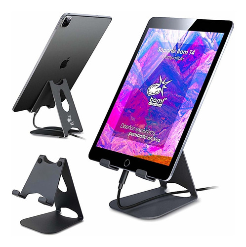 Imagen 1 de 7 de Soporte Tablet Para iPad Pro En Vertical - Bam T4 Premium!!!
