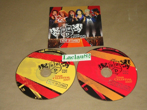 Rbd Tour Celestial 2007 Hecho En España 07 Emi Cd Doble