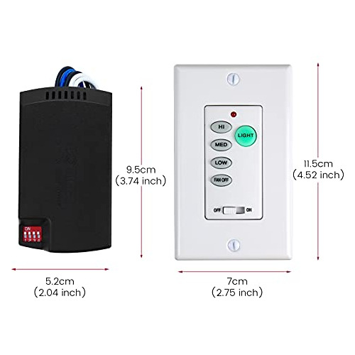 Ventilador De Techo Eogifee Universal Uc9050t, Tamaño Pequeñ