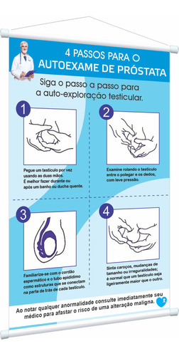 Banner Novembro Azul Câncer - Autoexame De Próstata