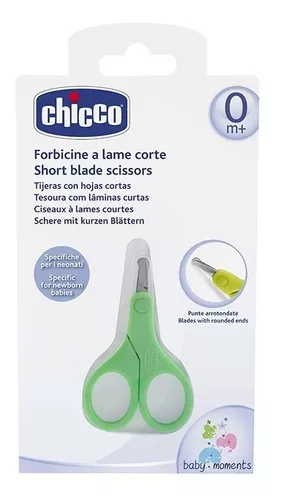 Set de cuidado para bebés Chicco Tijeras con protector Recién Nacidos verde  - x 1