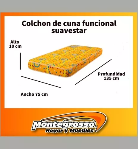 Colchon Para Cuna Suavestar Raton Perez 120x60