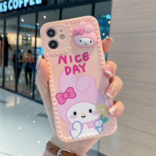 Funda Carcasa Para iPhone Sanrio Cinnamoroll My Melody Con C