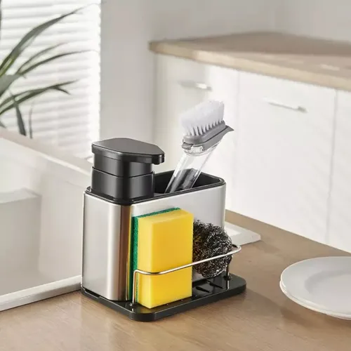 Dispensador De Jabón Y Organizador De Cocina Escurridor
