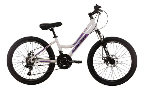 Bicicleta Totem Mtb Aro 24 Modelo Sitara Blanco