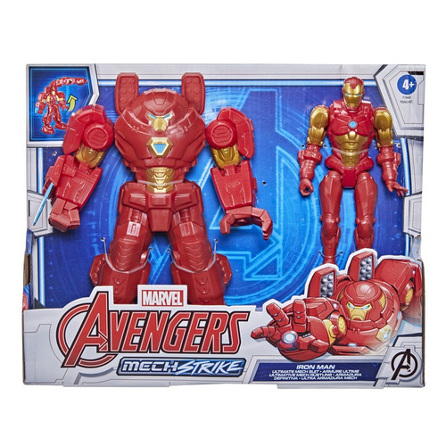 Imagen 1 de 5 de Hasbro Avengers Mech Strike - Iron Man Con Armadura