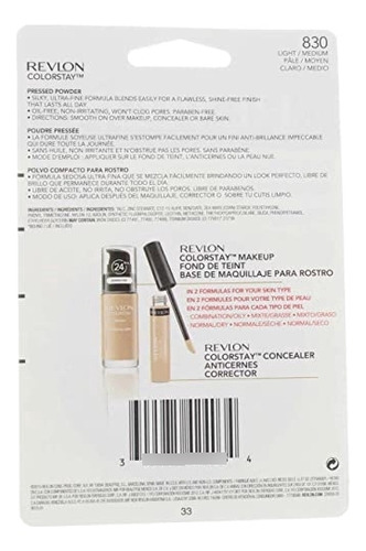 Polvo Compacto Colorstay Con Softflex Tono Medio Claro 830 0